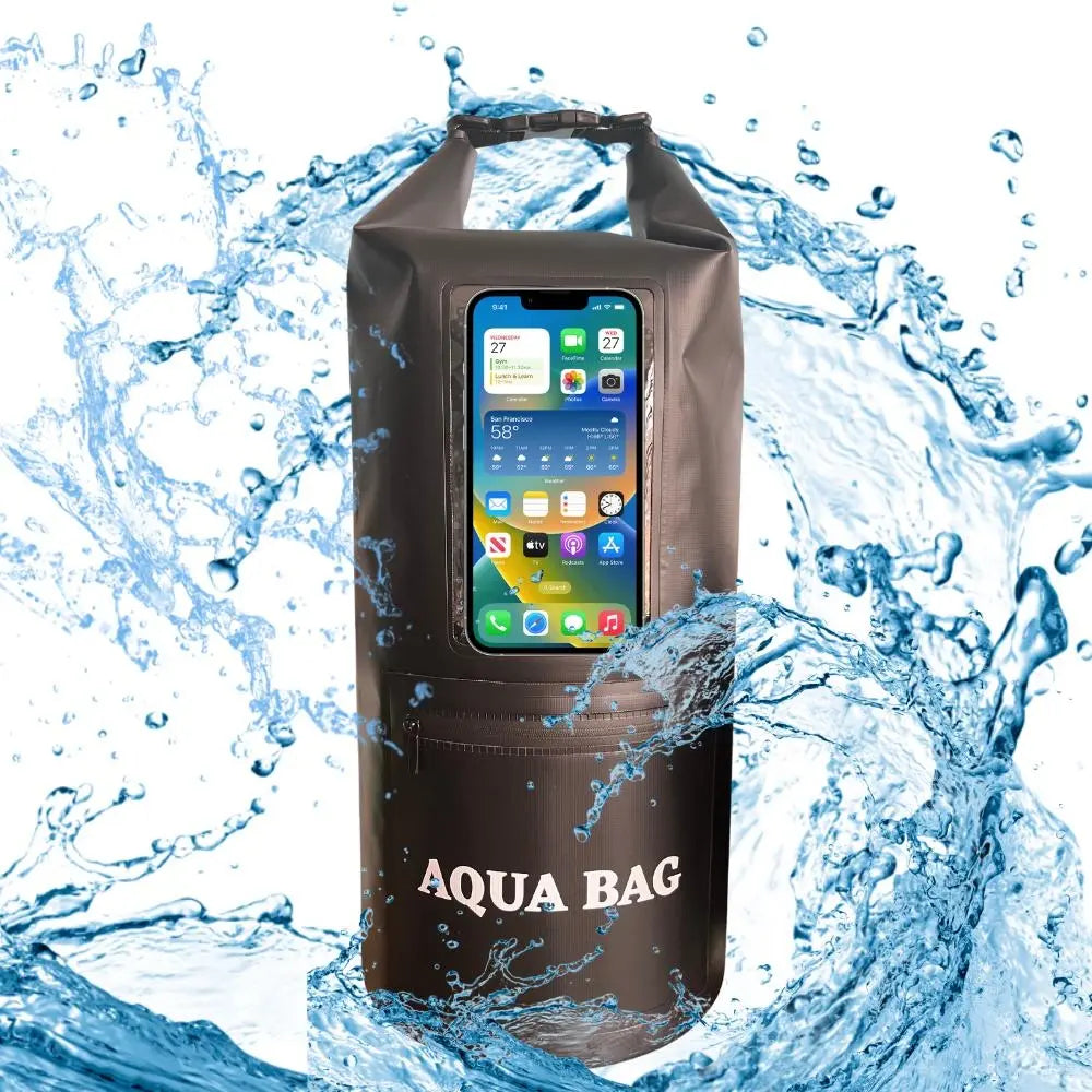 Dry Aqua Bag - 20L Dry Bag, Water Sports Dry Bags, All Wet Areas Dry Bags, Duffle Bag, Satchel Bag, Backpack Doba