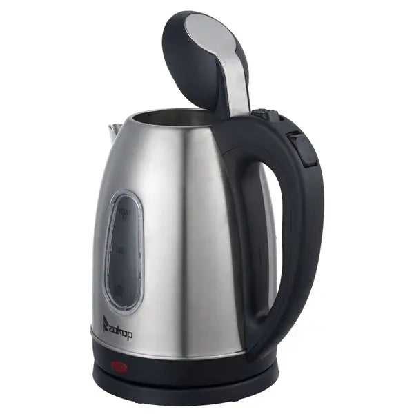 Electric Kettle, US Standard ZOKOP HD-1802S 120V 1200W 1.5L, 1.59 Quarts Stainless Steel Electric Kettle with Water Window Doba