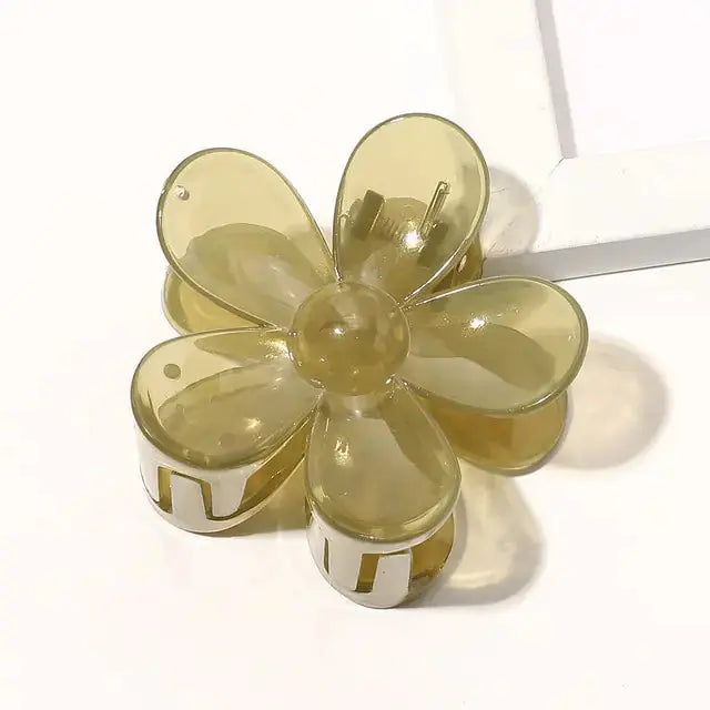 Geometric Flower Hair Clip Set American Roasting Company