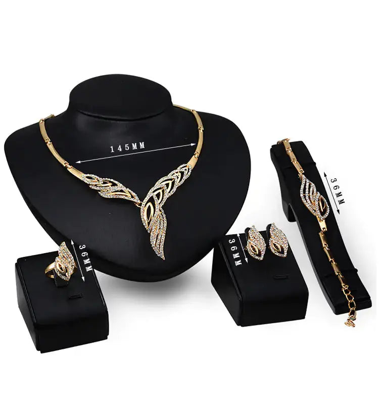 Gold Indian Bridal Jewelry Set American Roasting Company