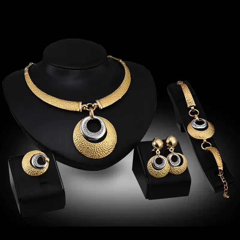 Gold Indian Bridal Jewelry Set American Roasting Company