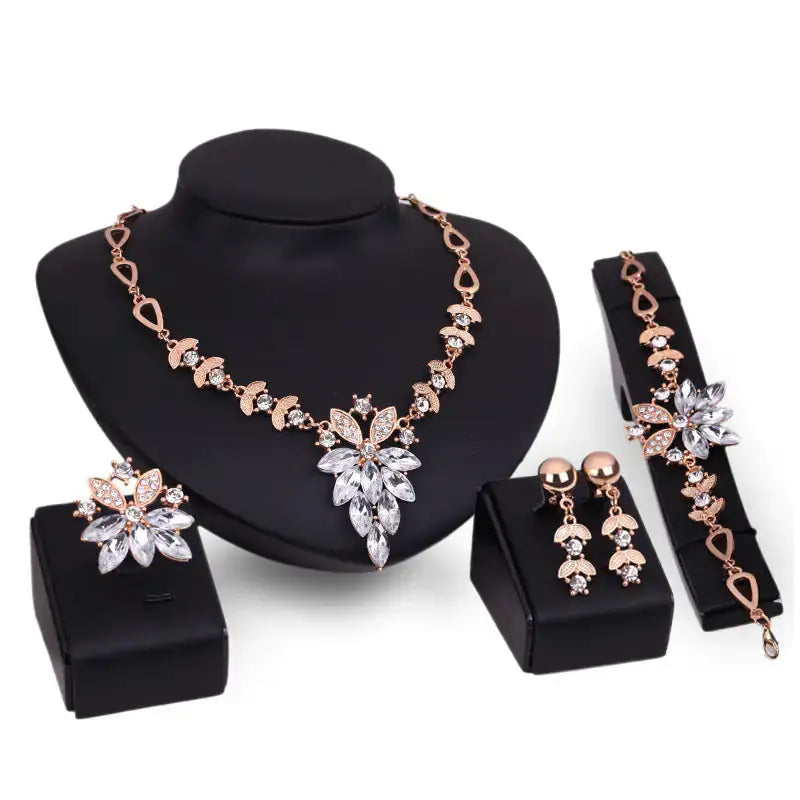 Gold Indian Bridal Jewelry Set American Roasting Company