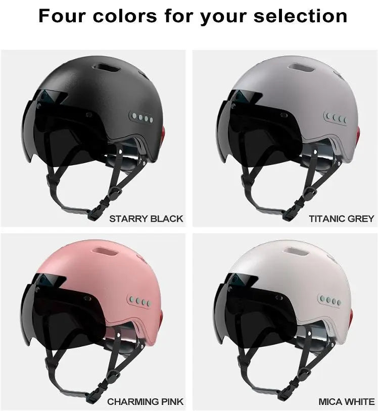 Helmet, Electric motorcycle Bluetooth headset HD camera photo and video cycling record GPS Bluetooth 1080FHD WIFI + App multiplayer group bike ride intercom headset Doba