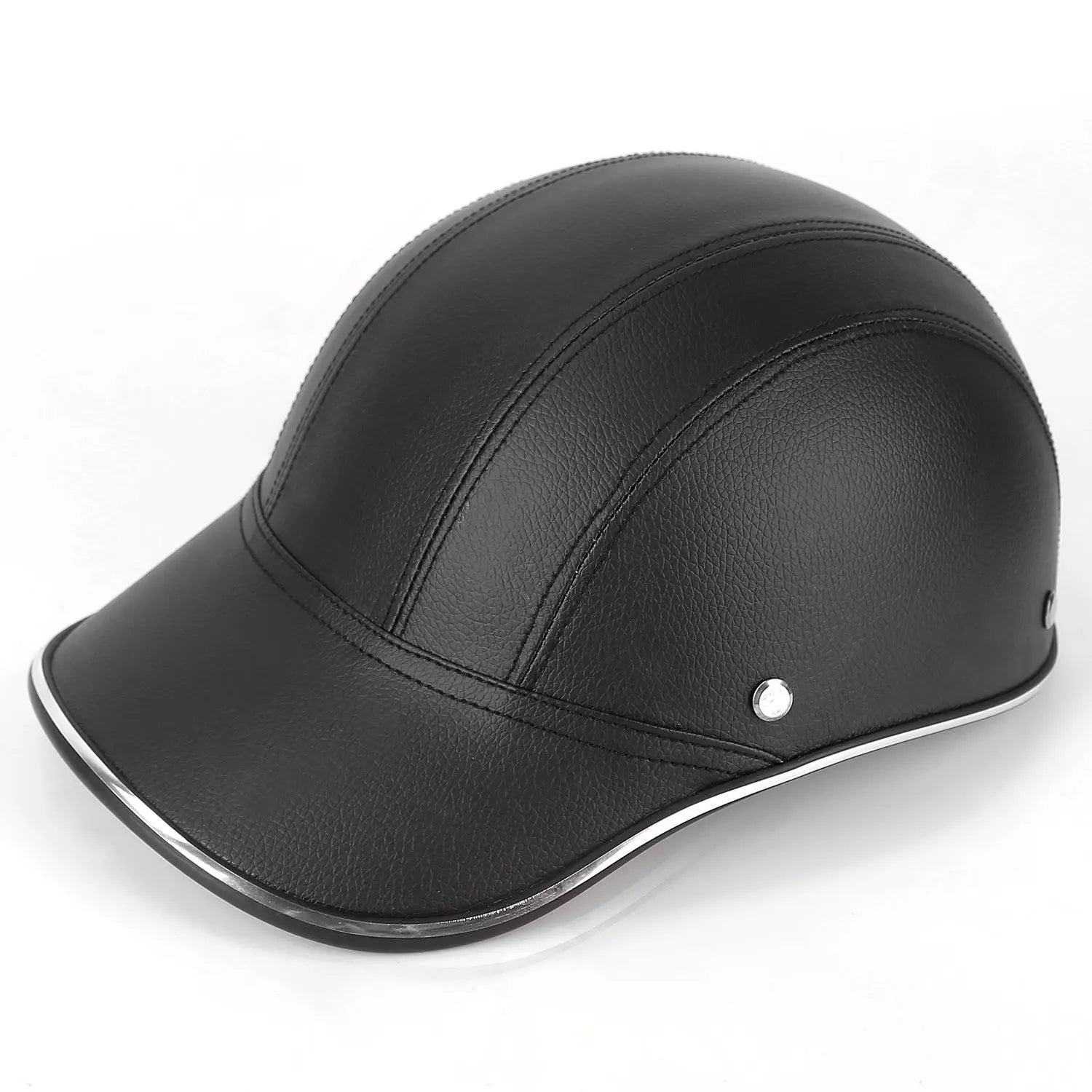 Helmet, Safety Bicycle Helmet Adjustable Windproof Bike Helmet Sunshade Baseball Cap Anti UV Cycling Motorcycle Hat Leather Helmet Doba