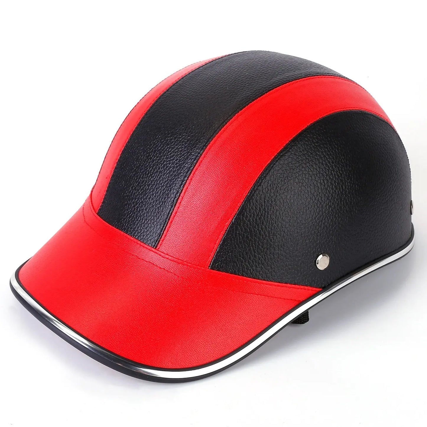 Helmet, Safety Bicycle Helmet Adjustable Windproof Bike Helmet Sunshade Baseball Cap Anti UV Cycling Motorcycle Hat Leather Helmet Doba