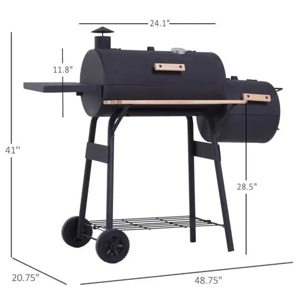 Portable Charcoal Grill /BBQ Grill/Roasting Grill/Wood Burning Grill/ Efficient Burning Grill/ High Heat Grill Doba