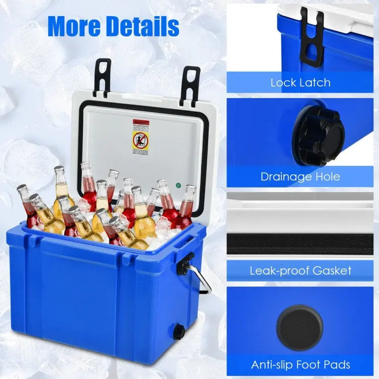 Household Outdoor Traveling Camping Portable Ice Cooler, 26 and 58 quart Ice Chest Doba