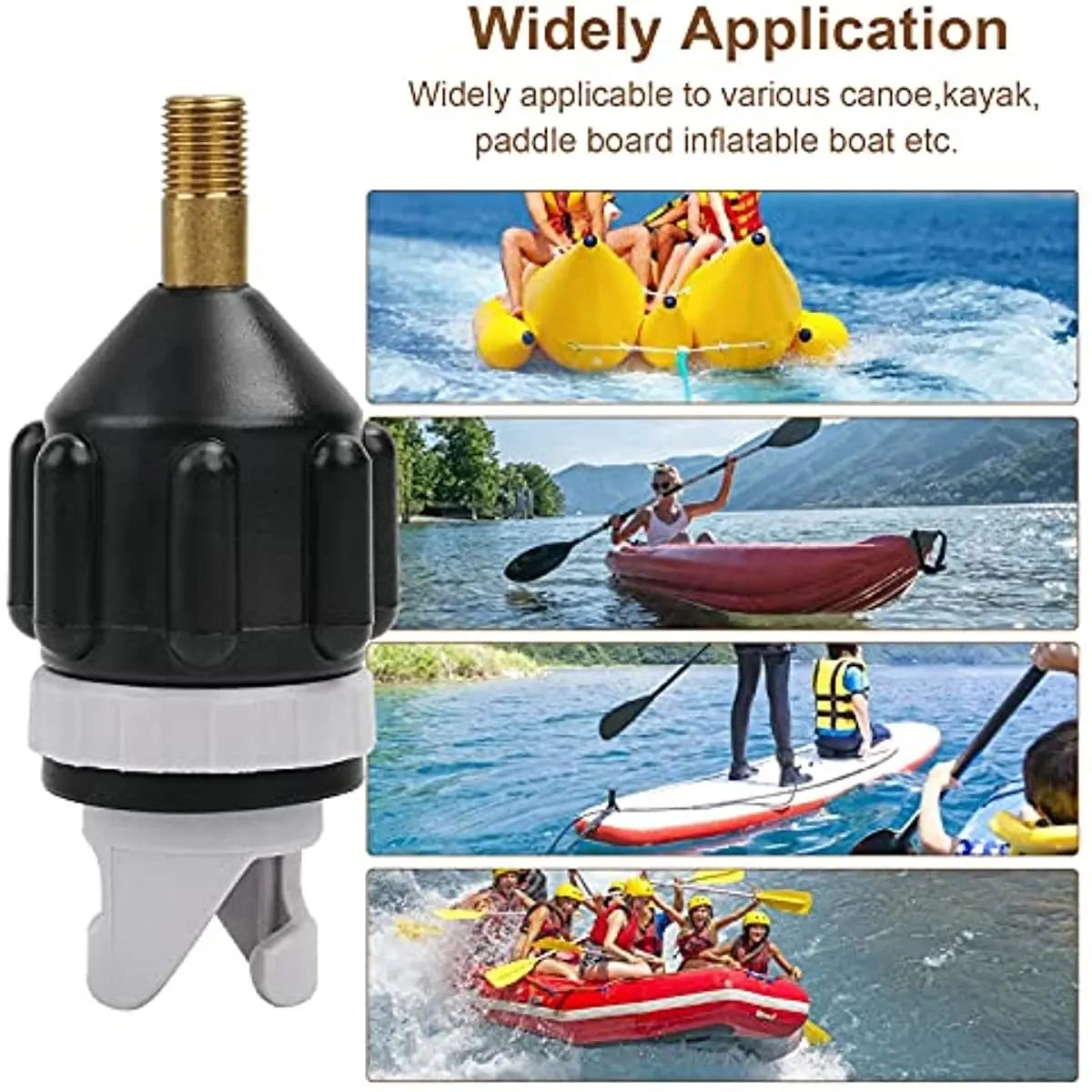 Inflatable Boat SUP Adapter; Air Pump Converter Air Valve Accessories Doba