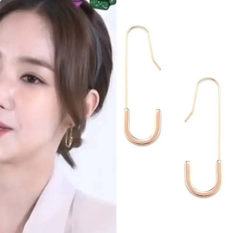 MENG JIQIAO 2019 Korean TV Star Crystal Tassel Drop Earrings for Women Party Jewelry American Roasting Company