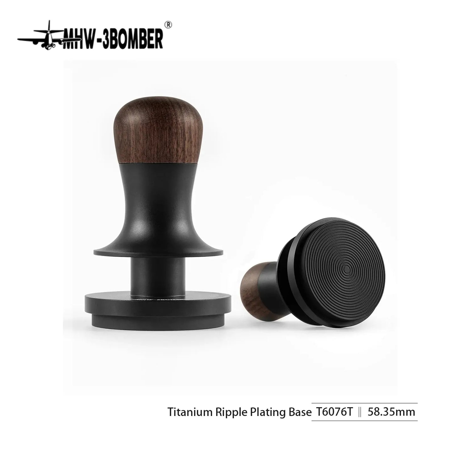 MHW-3BOMBER 30lb Constant Pressure Coffee Tamper 51mm 53mm 58mm Espresso Flat Tampers with Calibrated Spring Loaded Barista Tool - American Roasting Company