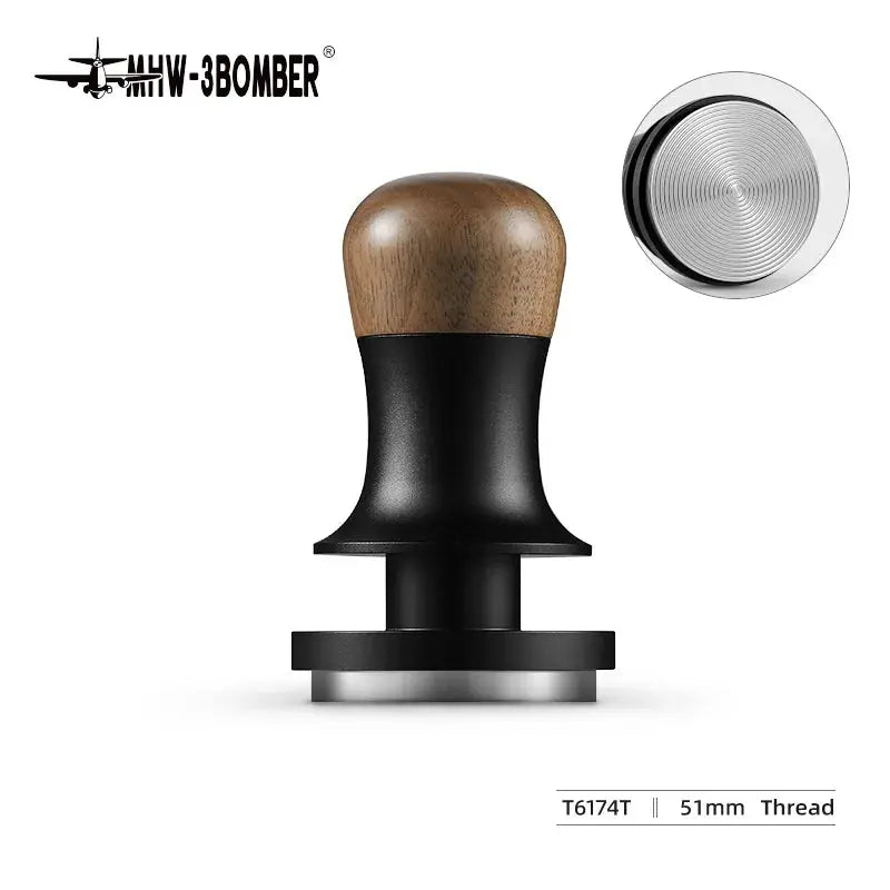 MHW-3BOMBER 30lb Constant Pressure Coffee Tamper 51mm 53mm 58mm Espresso Flat Tampers with Calibrated Spring Loaded Barista Tool - American Roasting Company