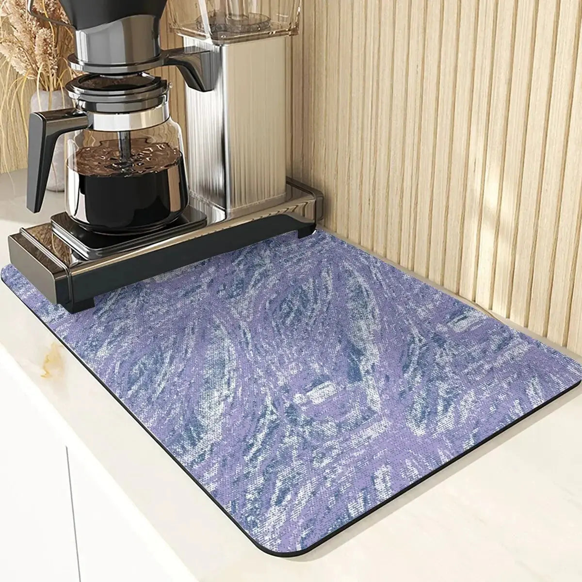 Marble Style Absorbent Drying Mat For Kitchen Table Dining Tables Mat Stripe Pattern Table Decor And Accessories Drink Coasters American Roasting Company