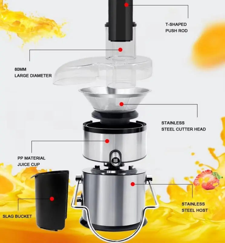 Multifunctional Electric Power Juicer 110V centrifugal juicer modern vertical stirring mini crushing without BPA household food stirring, other kitchen utensils Doba