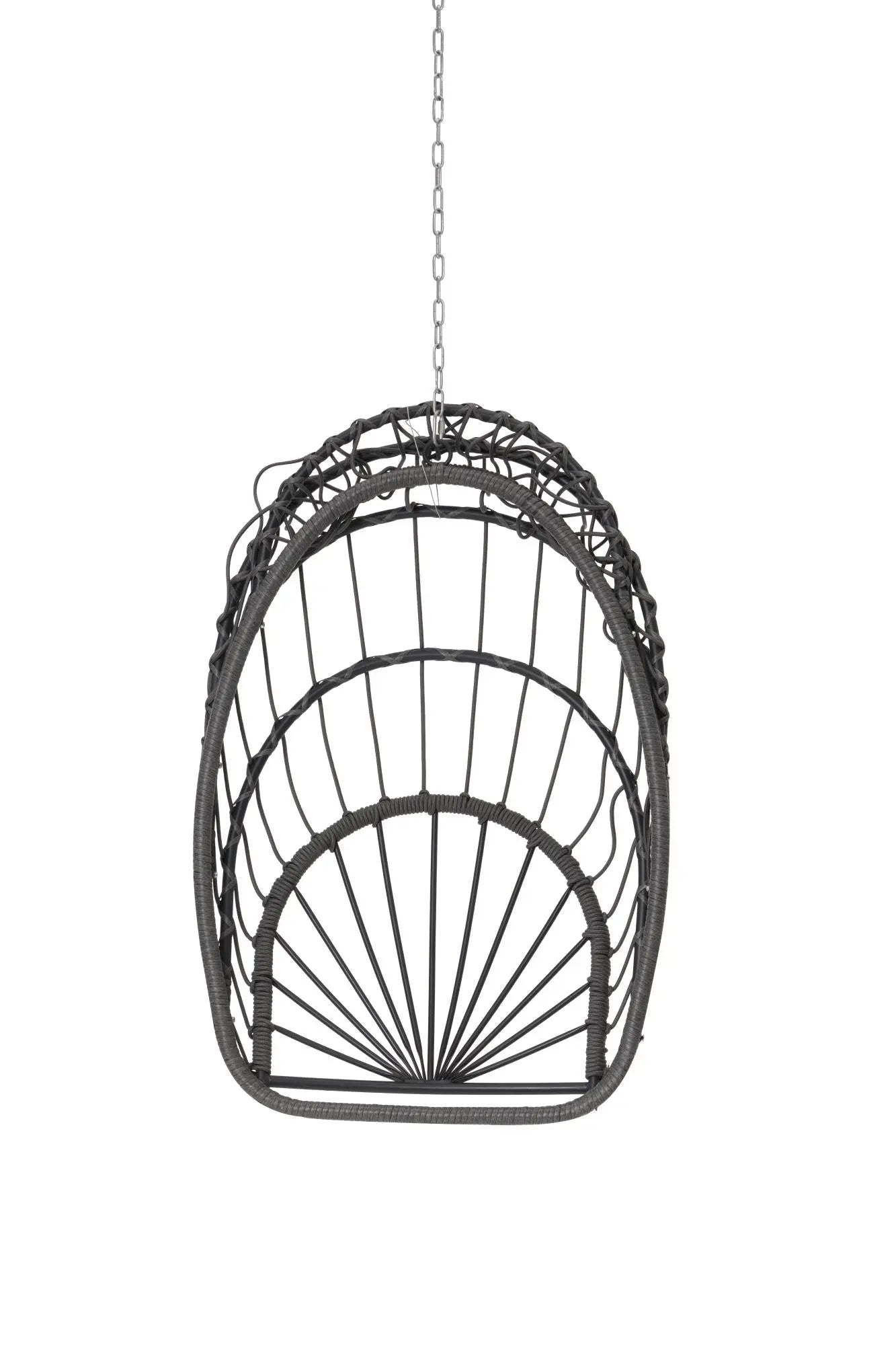 Outdoor Garden Rattan Egg Swing Chair Hanging Chair Doba