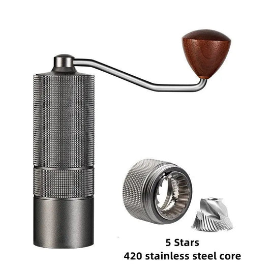 Portable Manual Coffee Bean Grinder High Quality CNC Stainless Precision Steel Core Bean Crusher Kitchen Supplies Doba