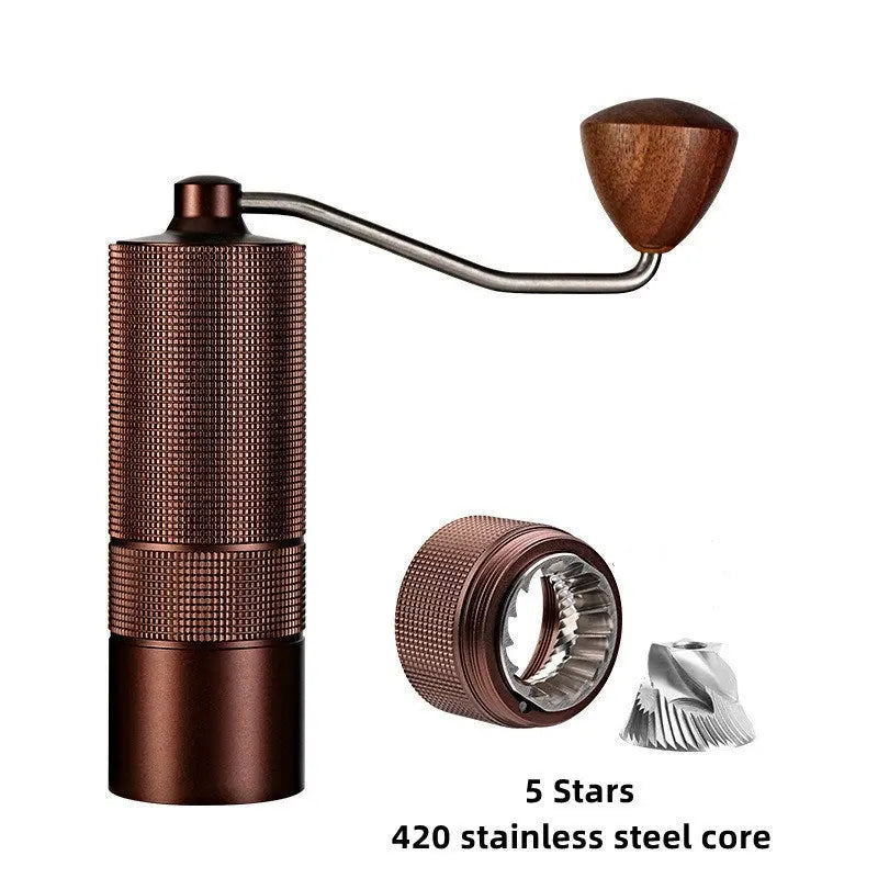 Portable Manual Coffee Bean Grinder High Quality CNC Stainless Precision Steel Core Bean Crusher Kitchen Supplies Doba