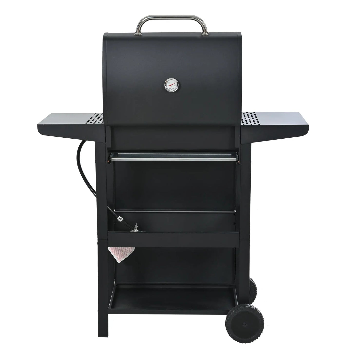 Propane Grill 3 Burner Barbecue Grill Stainless Steel Gas Grill, 25650 BTU Gas Grill with Porcelain Enamel Wire Cooking Grates Doba