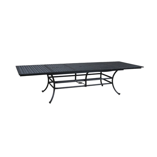 Rectangle Extension Table, Dark Lava Bronze, 108 x 60 inch Table for 10 seats (LIMITED SUPPLY) Doba