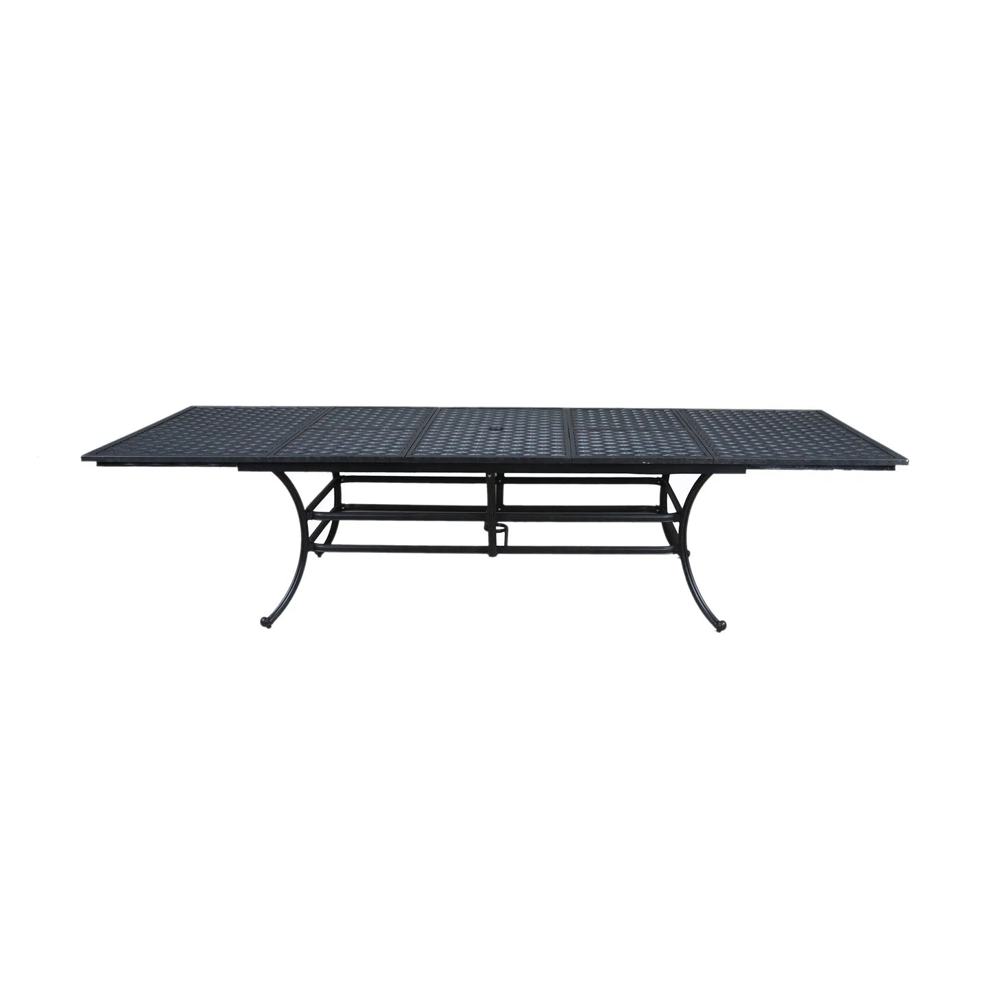 Rectangle Extension Table, Dark Lava Bronze, 108 x 60 inch Table for 10 seats (LIMITED SUPPLY) Doba