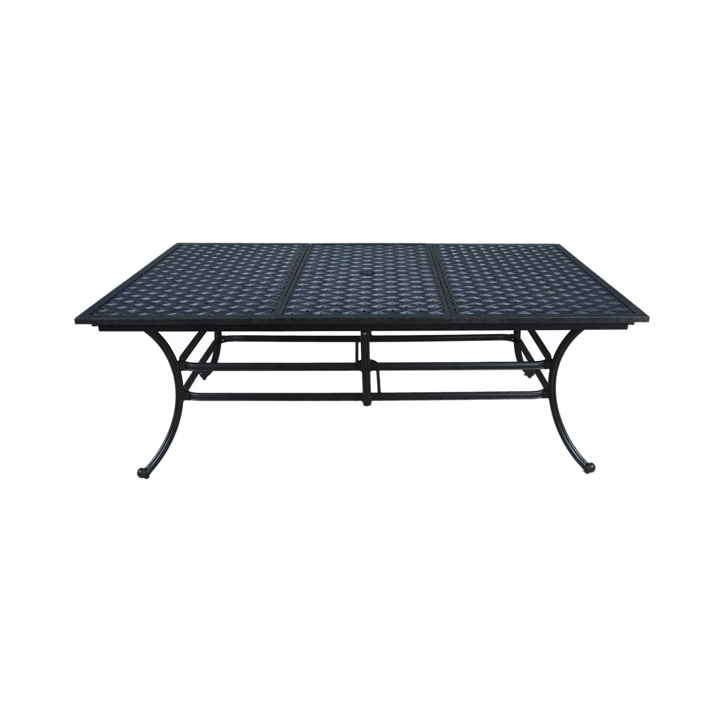 Rectangle Extension Table, Dark Lava Bronze, 108 x 60 inch Table for 10 seats (LIMITED SUPPLY) Doba