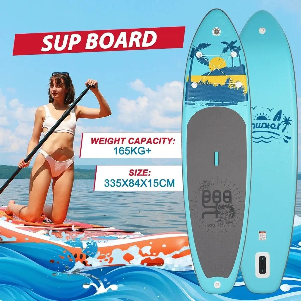 Stand Up Paddle Board, 11"×34"×6" Inflatable Ultra-Light Stand Up Paddle Board Doba