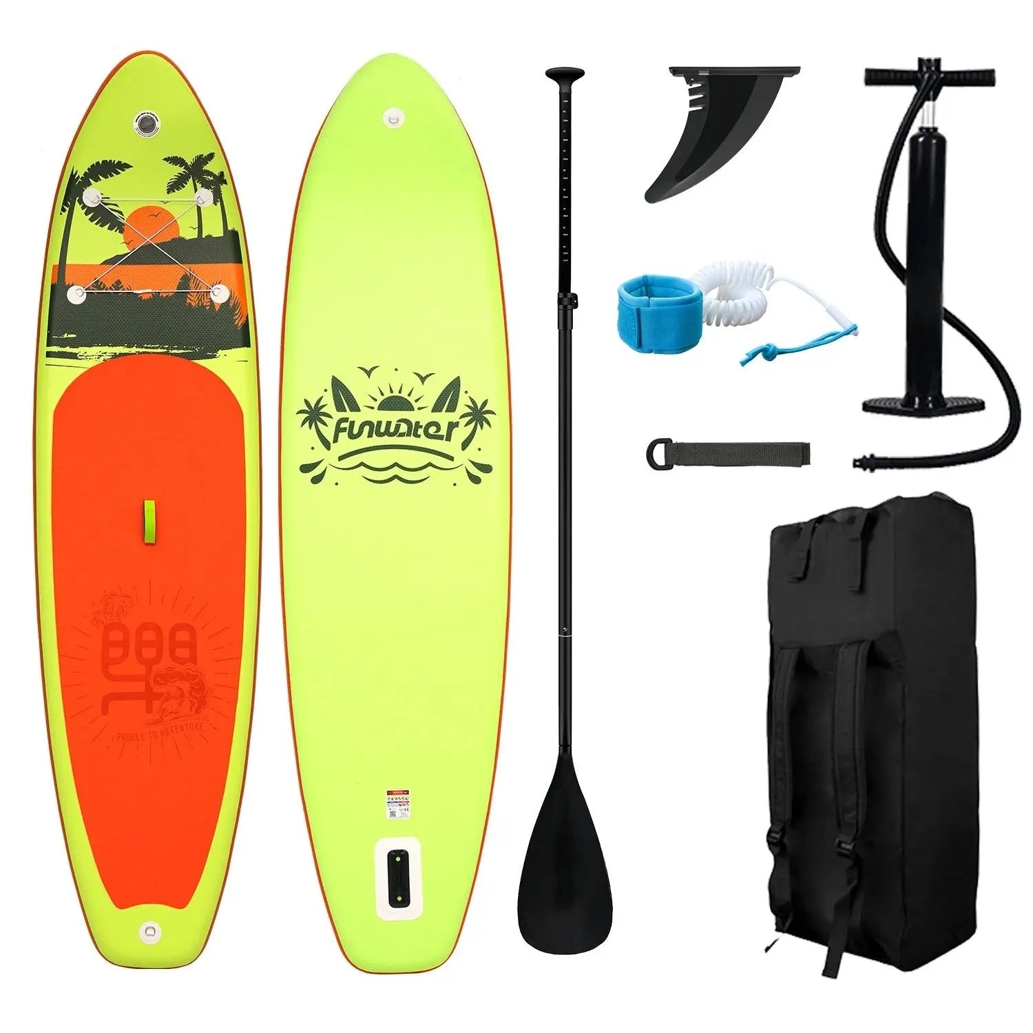 Stand Up Paddle Board, 11"×34"×6" Inflatable Ultra-Light Stand Up Paddle Board Doba