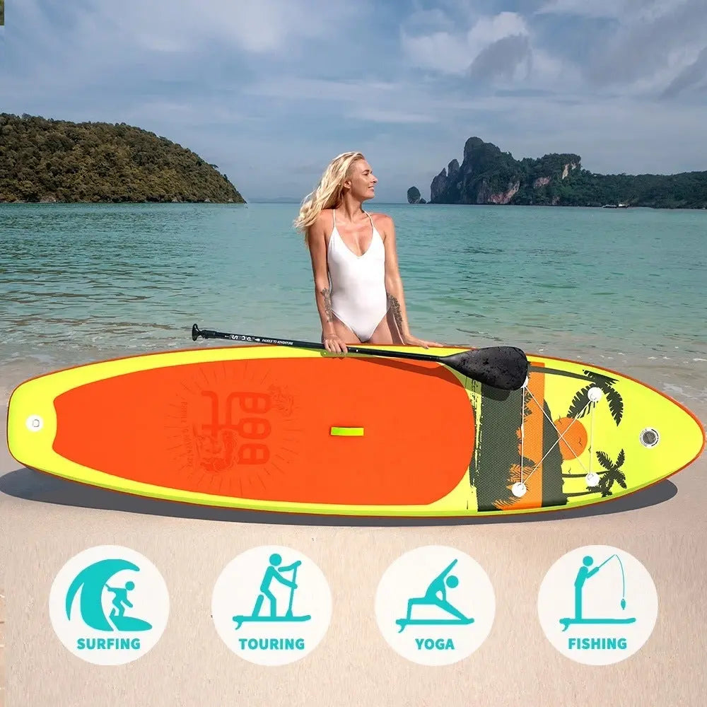 Stand Up Paddle Board, 11"×34"×6" Inflatable Ultra-Light Stand Up Paddle Board Doba