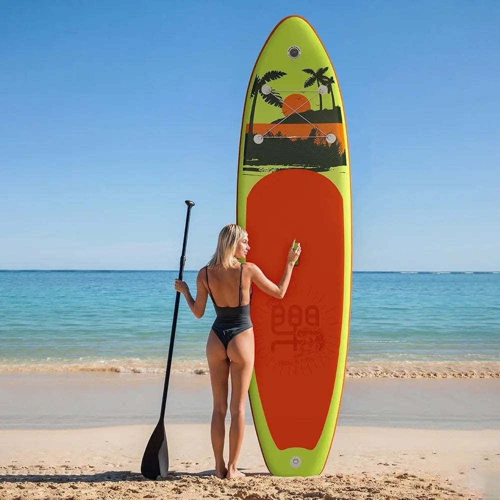 Stand Up Paddle Board, 11"×34"×6" Inflatable Ultra-Light Stand Up Paddle Board Doba