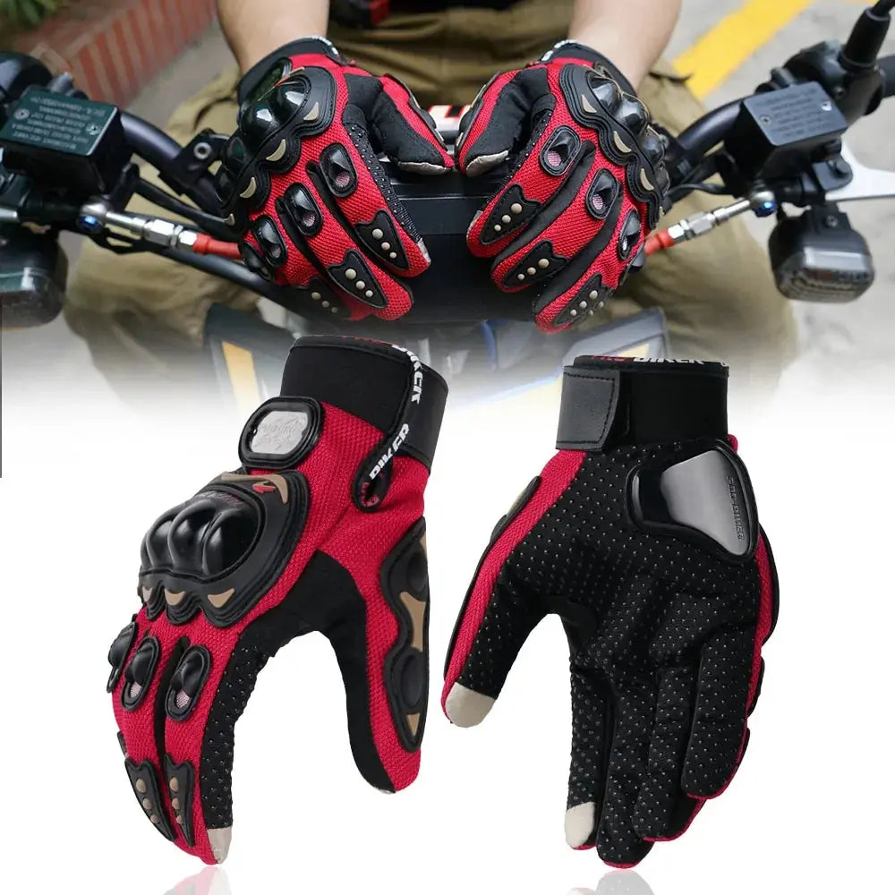 Touchscreen Motorcycle Racing Gloves American Roasting Company