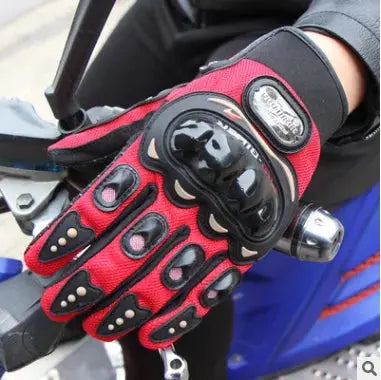 Touchscreen Motorcycle Racing Gloves American Roasting Company