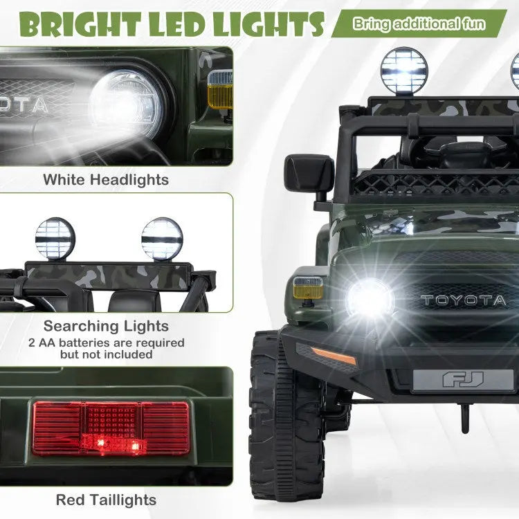 Toyota FJ Cruiser Electric Car with Remote Control.12V 7Ah Licensed Doba