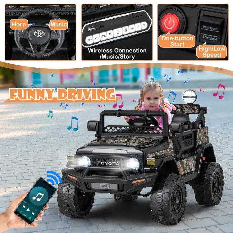 Toyota FJ Cruiser Electric Car with Remote Control.12V 7Ah Licensed Doba