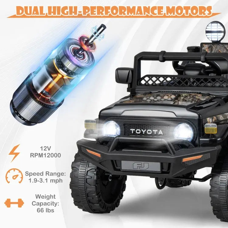 Toyota FJ Cruiser Electric Car with Remote Control.12V 7Ah Licensed Doba