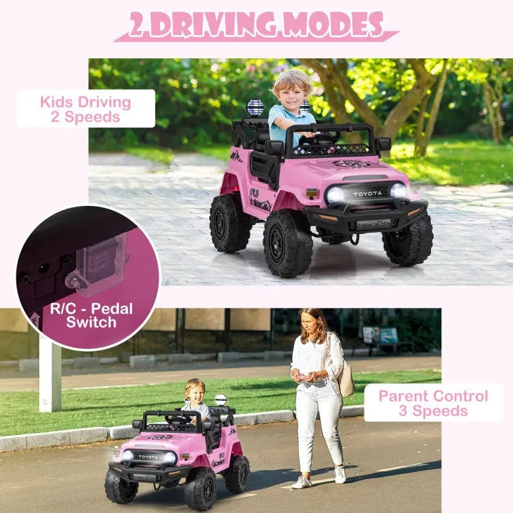 Toyota FJ Cruiser Electric Car with Remote Control.12V 7Ah Licensed Doba