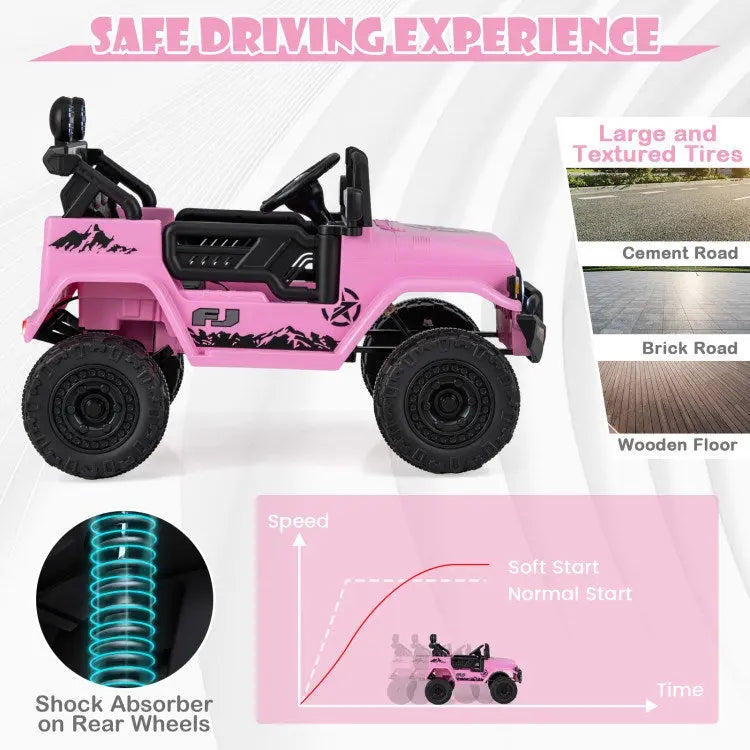 Toyota FJ Cruiser Electric Car with Remote Control.12V 7Ah Licensed Doba