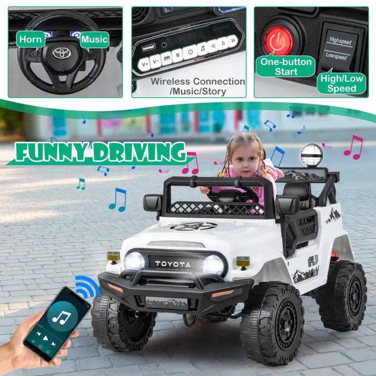 Toyota FJ Cruiser Electric Car with Remote Control.12V 7Ah Licensed Doba