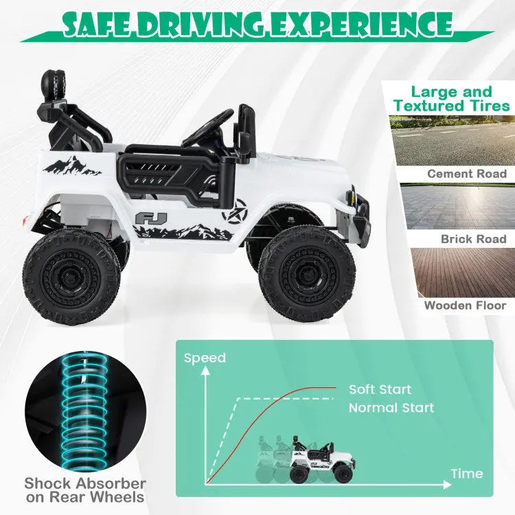 Toyota FJ Cruiser Electric Car with Remote Control.12V 7Ah Licensed Doba