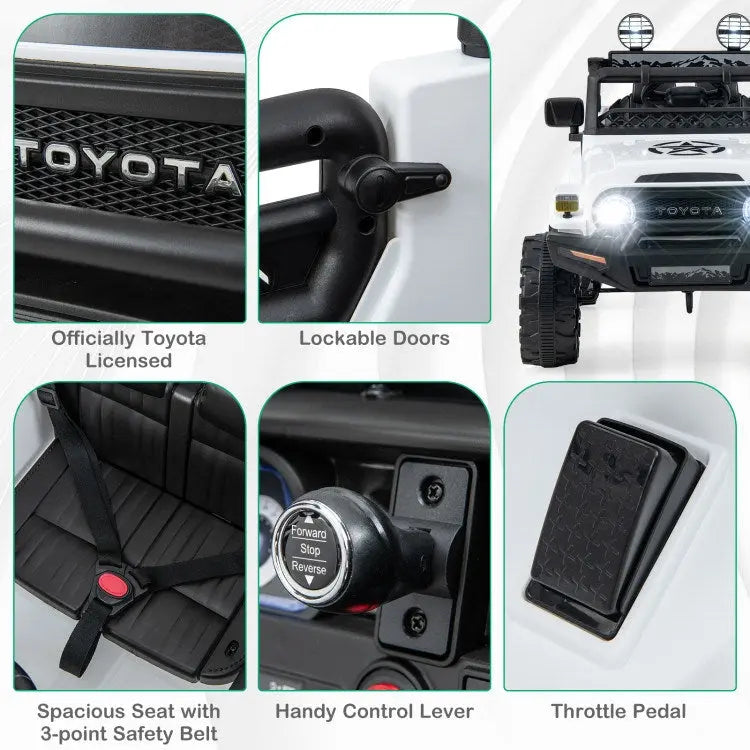 Toyota FJ Cruiser Electric Car with Remote Control.12V 7Ah Licensed Doba