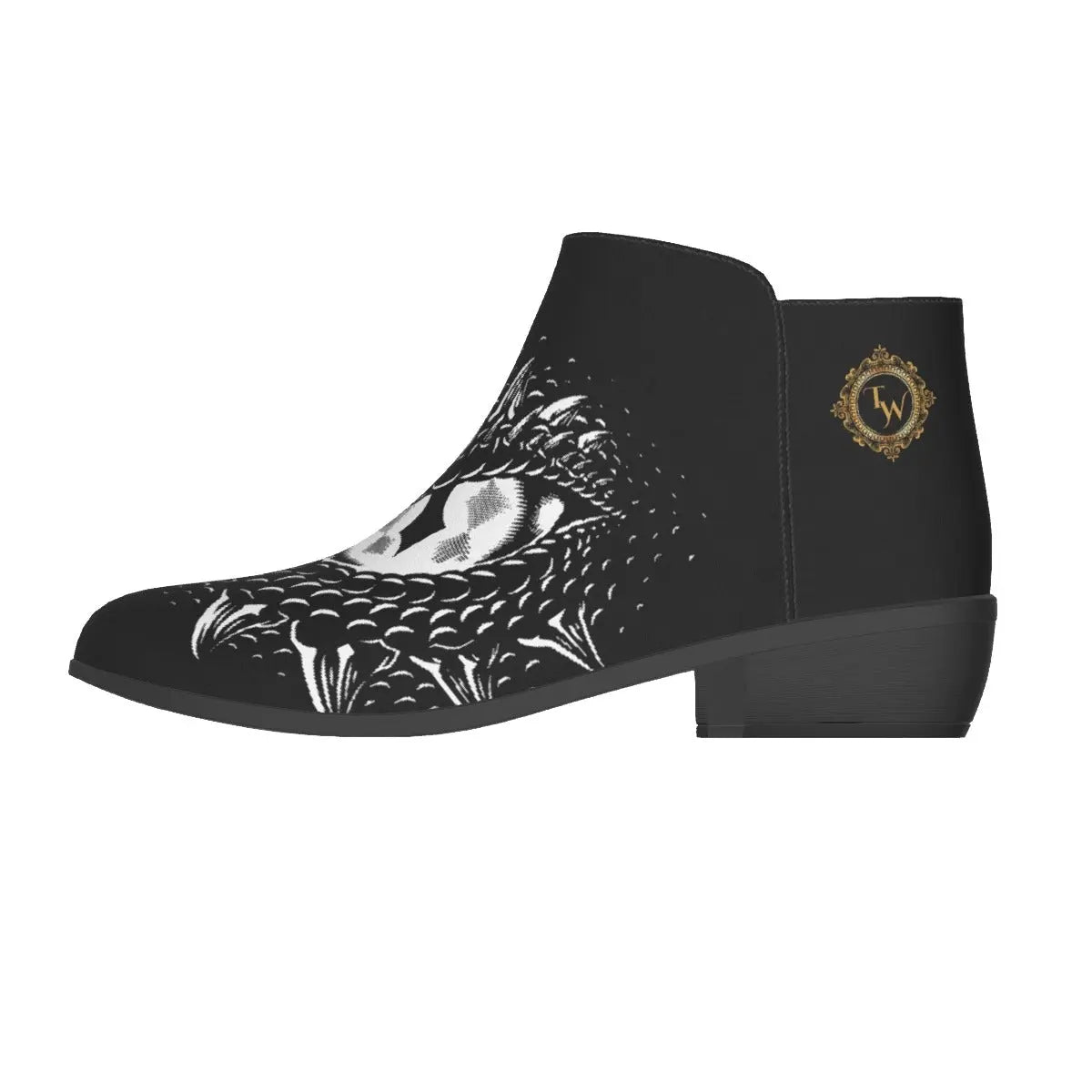 Trangware Ankle High Zipper Boots, Women's Fashion Boots, Dragons Eye Yoycol