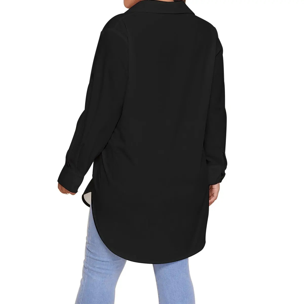 Trangware Plus Size Women's Shirt With Long Sleeve(Plus Size) Yoycol