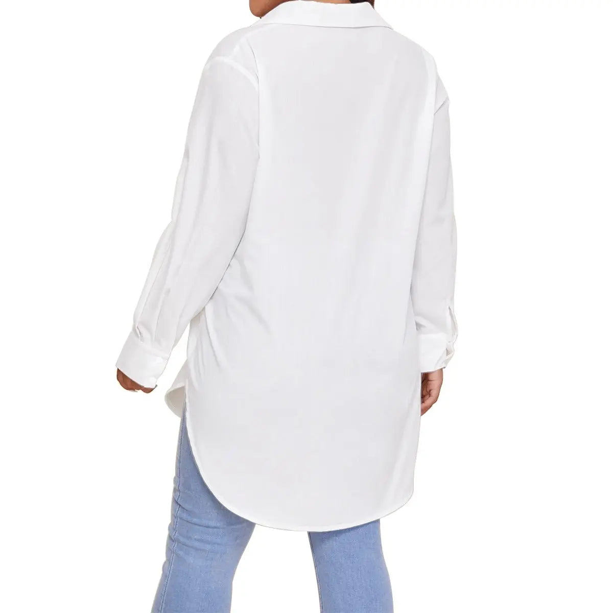 Trangware Plus Size Women's Shirt With Long Sleeve(Plus Size) Yoycol