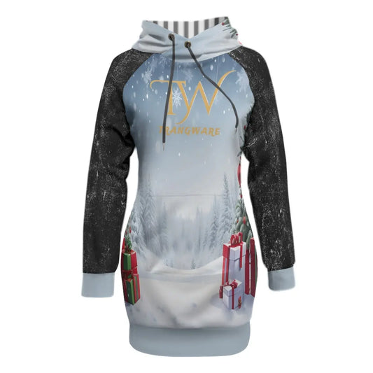 Trangware Women's Pullover Hoodie With Raglan Sleeve, Christmas PRESENTS ME! Yoycol