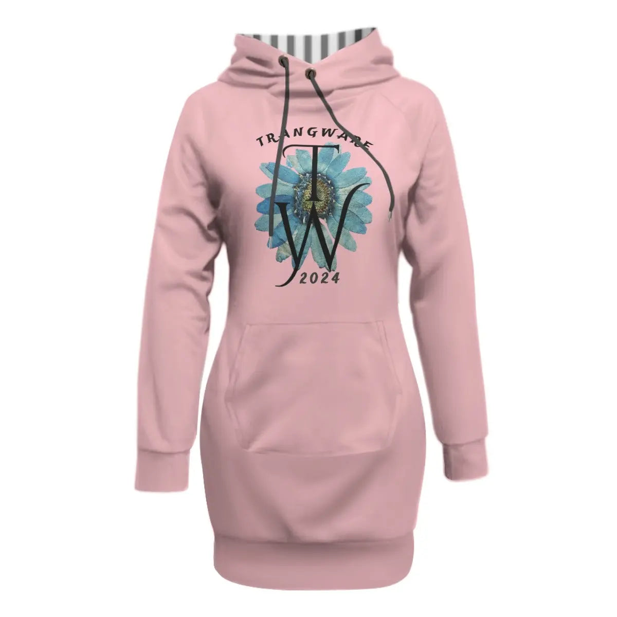 Trangware Women's Pullover Hoodie With Raglan Sleeve, Cornflower Yoycol