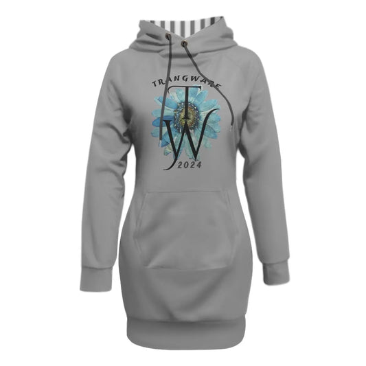 Trangware Women's Pullover Hoodie With Raglan Sleeve, Cornflower Yoycol