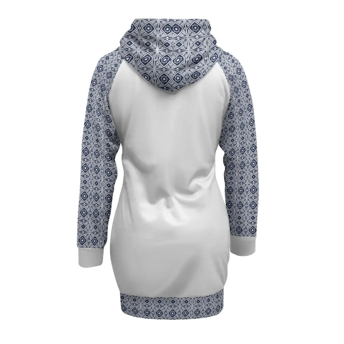 Trangware Women's Pullover Hoodie With Raglan Sleeve, Flare Blue Women Yoycol