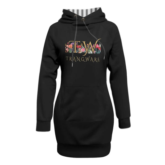 Trangware Women's Pullover Hoodie With Raglan Sleeve, Flowers Yoycol