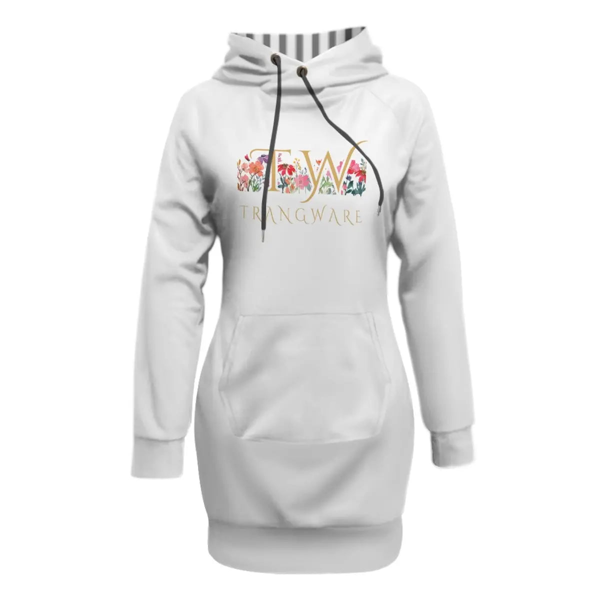 Trangware Women's Pullover Hoodie With Raglan Sleeve, Flowers Yoycol