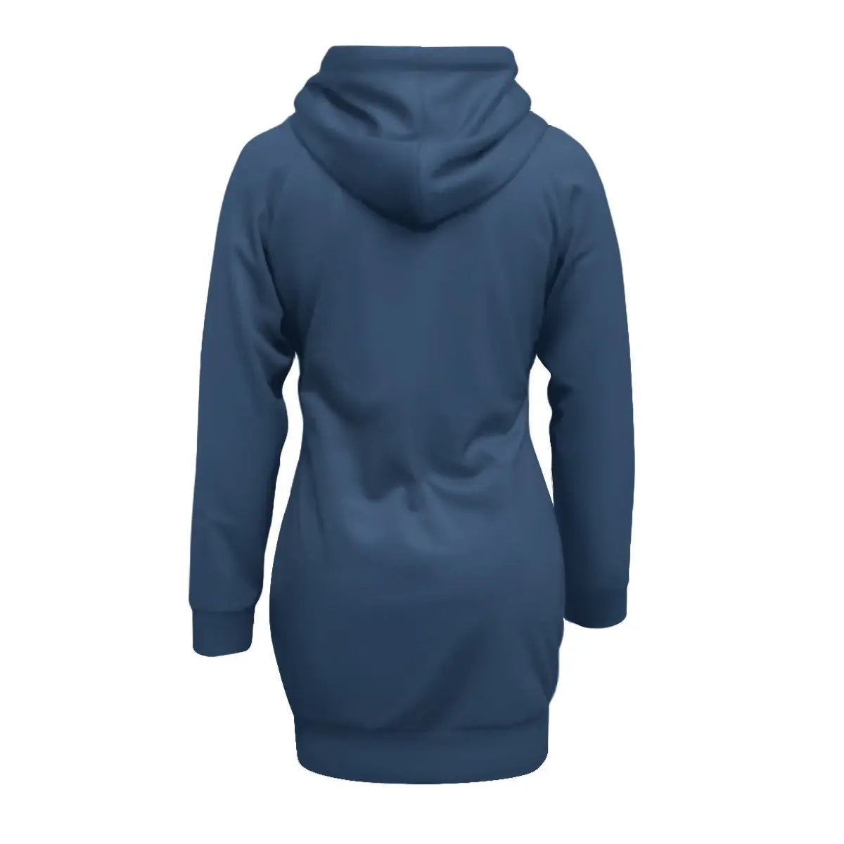 Trangware Women's Pullover Hoodie With Raglan Sleeve, Plain Blue Yoycol