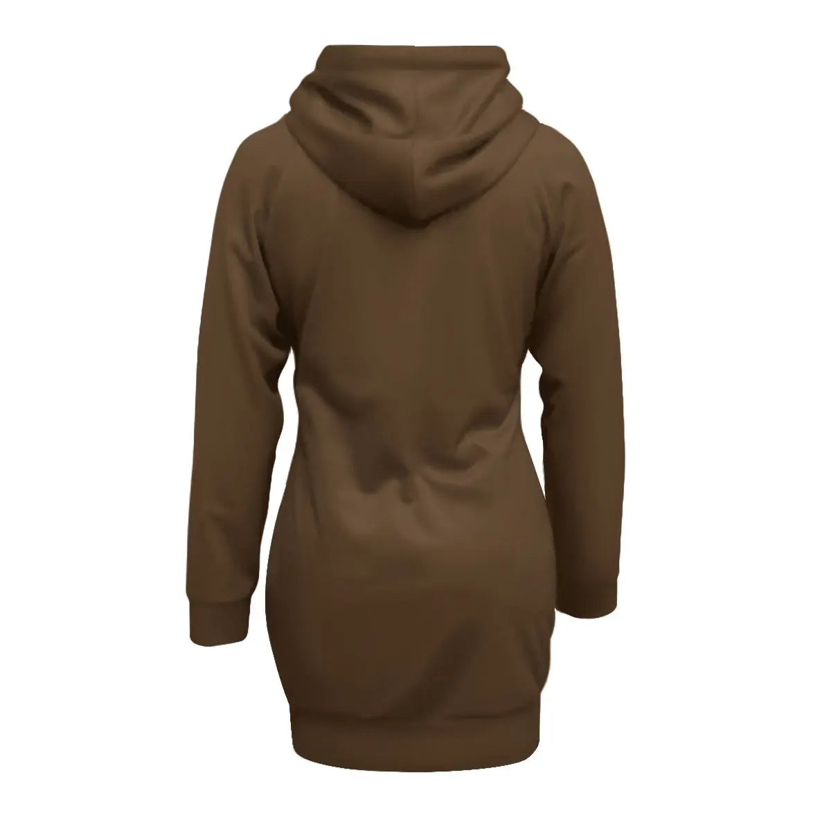 Trangware Women's Pullover Hoodie With Raglan Sleeve, Plain Brown Yoycol