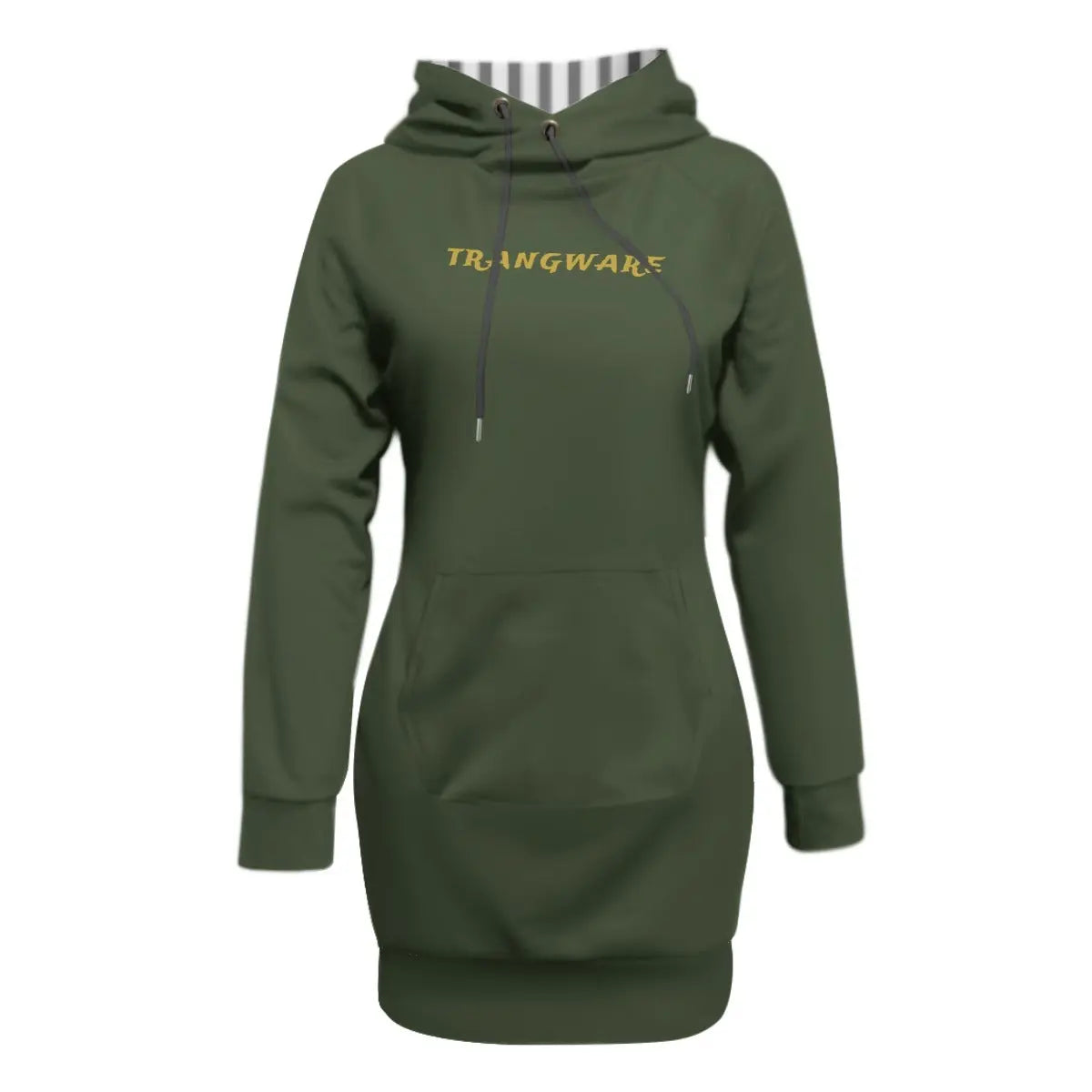 Trangware Women's Pullover Hoodie With Raglan Sleeve, Plain Forest Yoycol